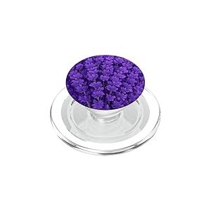 Bouquet de Lavande botanique en Forme de c&oelig;ur Violet PopSockets PopGrip pour MagSafe