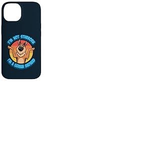 Art « Je ne suis pas têtu, je suis un chien de berger allemand » Coque pour iPhone 14