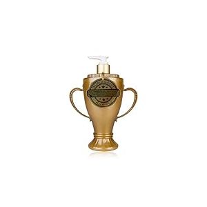 Accentra distributeur de savon en forme de coupe, savon pour les mains WORLD's BEST, 470ml en distributeur à pompe, savon liquide, parfum : White Tea, idée de cadeau pour maman, papa, collègues, amis