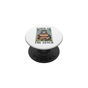 Le Seigneur du Déjeuner Chat Amoureux des chats dans une boîte PopSockets PopGrip Adhésif