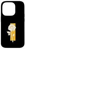 University Varsity-Gold Distressed Color Bar Rose Jaune Coque pour iPhone 14 Pro