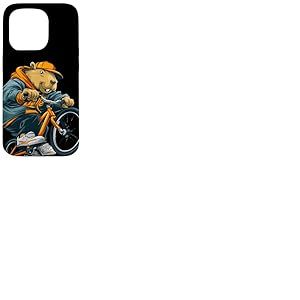 Look Capybara Cool avec v&eacute;lo pour gar&ccedil;ons et Filles Coque pour iPhone 15 Pro