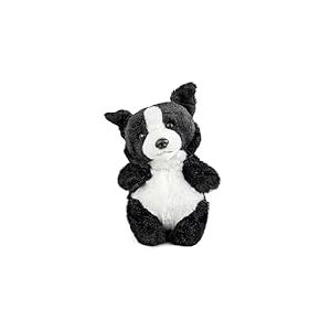 Living Nature Bébé Border Collie en Peluche | Chien Moelleux et Câlin | Cadeau de Jouet Doux pour Nouveau-Nés et Bébés | Écologique Naturli