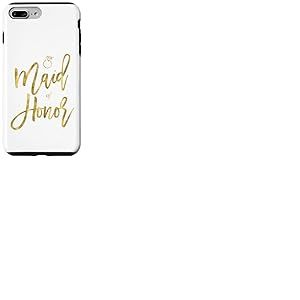 Bague de fian&ccedil;ailles avec Inscription &laquo; Maid of Honor &raquo; Coque pour iPhone 7 Plus/8 Plus