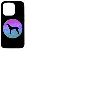 Chien Race Porcelaine Chien Galaxie Space Coque pour iPhone 15 Pro