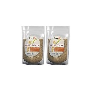 Millet Jaune 550g - Alimentation pour Oiseaux d'ornement (Lot de 2)