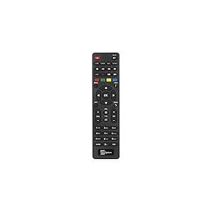 TELE System Télécommande Originale pour Décodeur Numérique Terrestre TS6816 T2HEVC. Intuitive et Fonctionnelle, offrant Un contrôle précis et Confortable de l'appareil.