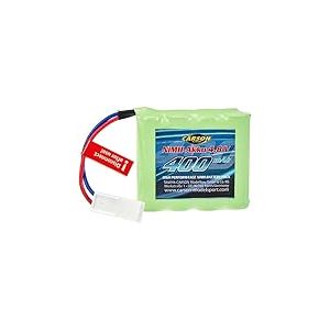 Carson 500608175 Accu NiMH 4,8V/400mAh Construction RC Mini-TAM - Batterie Rechange, accu pour Voitures télécommandées, Multicolour