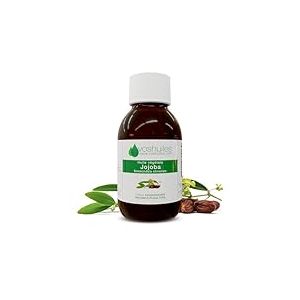 VOSHUILES - Huile V&eacute;g&eacute;tale de Jojoba COSMOS 100ml - Huile V&eacute;g&eacute;tale Cosm&eacute;tique Naturelle pour Soin de la Peau- Cheveux et Massage - Hydratante et Nourrissante