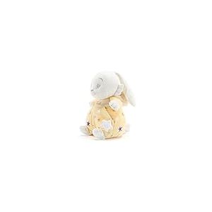 Trudi Lapin avec Robe Jaune Peluches et Doudou pour Nouveau-nés. Ours en Peluche pour Enfants. Cadeau Nouveau-né Premiers Mois | 17x26x18cm M | Baby Star | modèle 18173