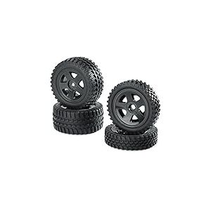 Carson 500900027 1:10 Kit pneus/Jantes All Terrain Noir - Accessoires pour mod&egrave;les r&eacute;duits, pi&egrave;ces d&eacute;tach&eacute;es, Tuning, pneus,Accessoires RC, pneus RC