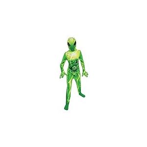 Amscan - 997689 - Extraterrestre - Déguisement pour Garçon - 4-6 Ans, Vert