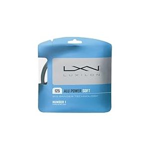 WILSON Cordages pour Raquette Luxilon, Alu Power Soft, Rouleau de 12,2 m&egrave;tres, Couleur Argent, 1,25 mm, Unisexe, WRZ990101
