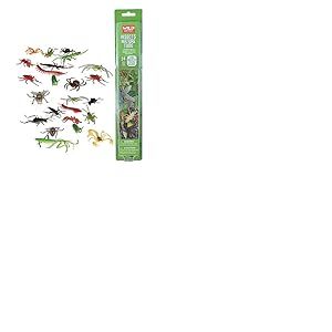 Wild Republic Nature Tube Insecte, 24 Espèces de Insecte Animaux Miniatures, Cadeau de Noël pour Enfants, Figurines à Collectionner, Super pour Le Jeu Interactif