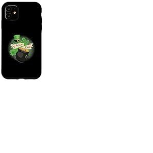 St Patricks Day pi&egrave;ce Argent tr&egrave;fle Chapeau Irlandais Cadeau Coque pour iPhone 11