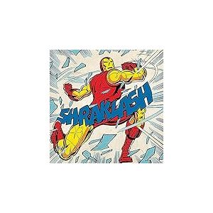 Marvel Comics (Iron Man - Shraklash!) 40 x 40 cm Toile Imprimée