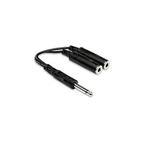 Hosa YPP-111 Câble Y TS vers TSF Noir