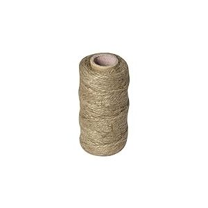 GREENGERS - Ficelles de jardinage, Ficelle de Sisal en fibre naturelle - 1 Bobine - Longueur : 50M -Idéal pour lier,nouer,attacher - Adapté pour structurer des plantes grimpantes,Loisirs créatifs DIY