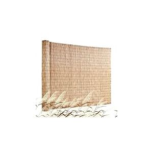 VEVOR Clôture en Roseau Naturel, 5x1,2 m, canisse en Roseau, Brise-Vue d'intimité de Balcon, écran de confidentialité décorative pour terrasse extérieure, séparation de Jardin, aménagement paysager