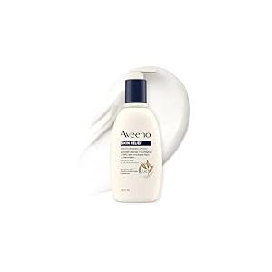Aveeno Lait pour le corps Skin Relief - Sans parfum, hydrate pendant 72 heures, apaise les peaux très sèches, renforce la barrière protectrice de la peau et soutient la production naturelle de