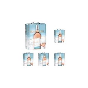 Roche Mazet – Vin Rosé Merlot (3L) – IGP Pays d’Oc – Bag in Box (Lot de 5)