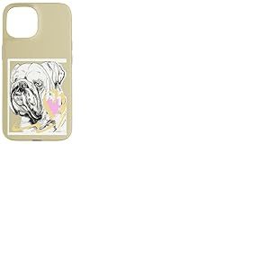 Bouledogue Anglais, Bouledogue, Elke, cœur Coque pour iPhone 15