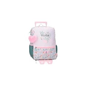 Enso Tropical Love Sac à Dos avec Chariot Multicolore 25 x 32 x 12 cm Polyester 9,6 L, Multicolore, Sac à Dos avec Chariot