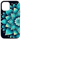 Coque pour iPhone 15 Mandala floral esth&eacute;tique