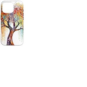 Saule pleureur | Mosaïque colorée Coque pour iPhone 16 Pro