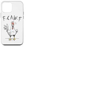 F-caw-f Poulet Rigolo Costume De Carnaval Poulet Coque pour iPhone 12 Mini
