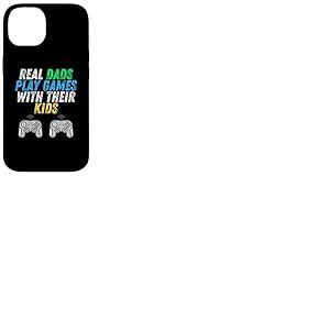 Real Dads Play Games with Kids F&ecirc;te des P&egrave;res Gamer Console Coque pour iPhone 14