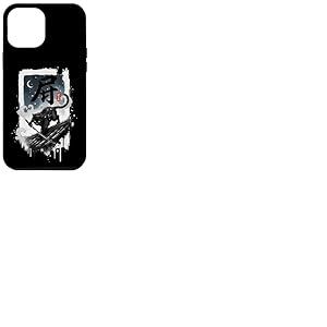 Katana Katana de Samoura&iuml; Ninja pour toiture Motif Chaton Noir Coque pour iPhone 12 Pro Max
