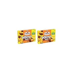 St Michel Doonuts Marbrés au bon Chocolat x6 en sachet individuel 180g (Lot de 2)