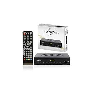 LEYF PA-2211 Décodeur TNT - Full HD 1080p - Chaînes gratuites - DVB-T2 - Tuner TNT - Décodeur TV (HDTV,SCART,USB) HD pour TV