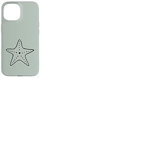Étoile de mer océan Plage Mignonne étoile de mer – Vert Vintage Coque pour iPhone 15