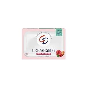 CD Savon cr&egrave;me aux baies et au lait d'amande 100 g v&eacute;g&eacute;talien et sans microplastique