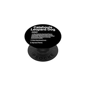 Catahoula D&eacute;finition de la Race de Chien l&eacute;opard Catahoula PopSockets PopGrip Adh&eacute;sif
