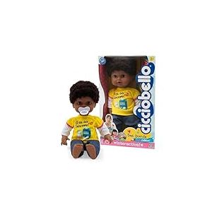 Cicciobello Best Friends - Poupée Cicciobello de 42 cm avec Fonction Pleurs, poupées avec t-Shirt Jaune avec Recette sur Le Dos, pour Enfants à partir de 2 Ans