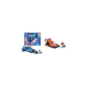 Paw Patrol - La Super Patrouille Le Film - V&eacute;hicule Deluxe Chase & LA Super Patrouille Le Film - V&eacute;hicule + Figurine Zuma La Pat Patrouille The Mighty Movie