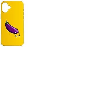 Émoticônes d'aubergine de Prince Albert LGBT+ Coque pour iPhone 16 Plus