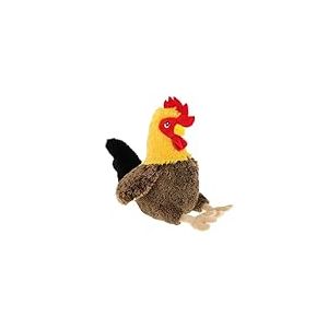 Keel Toys KEELECO - Peluche 100% Recyclée - Jouet Écologique pour Enfant - Peluche Coq 18cm - Cadeau Enfant - 1 Unité