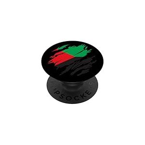 Drapeau Martinique Cadeau Martiniquaise Martiniquais PopSockets PopGrip Adhésif