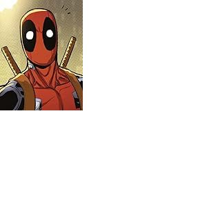 Komar Marvel Deadpool Holup Tableau mural pour chambre d'enfant 30 x 40 cm