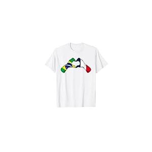 Drapeau Brésil France - Coeur Brésil T-Shirt
