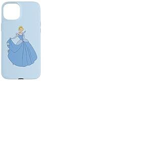 Disney Princesse Cendrillon en robe de bal bleue Coque pour iPhone 15 Plus