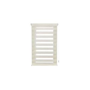 INTERBLIND Store Nuit et Jour d'installation sans Outil - Store Enrouleur EasyFix sans perçage Dimensions 50 x 130 cm (l x h) - Store occultant sans perçage - Dimensions : 47 x 125 cm - Store Jour et