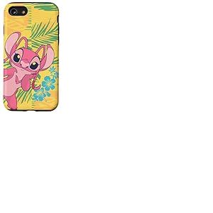Coque pour iPhone SE (2020) / 7 / 8 Disney Lilo & Stitch Angel Tropical Hawai'i Beach Vibes
