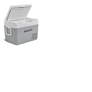 IGLOO ICF32 Glacière à compresseur 32 litres, 12/24 V et 230 V, mini-réfrigérateur -18 °C à 20 °C pour voiture, camion, bateau, camping-car et prise de courant.