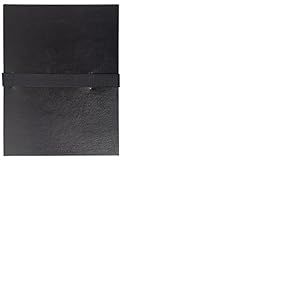 Exacompta - R&eacute;f. 2641E - Carton de 10 chemises &agrave; dos extensible balacron sans rabat - fermeture par sangle auto-agrippante/scratch - capacit&eacute; 1000 feuilles - dim 24 x 32 cm - pour format A4 - noir