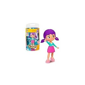 Pinypon TOP Girls Purple, Top Fille Violette avec Tenue Street Style, Figurine articulée de Bras et Jambes, Double Face, vêtements et Chaussures interchangeables, 4 Ans et Plus célèbre, célèbre